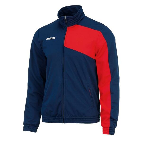 Milton trainingsjack navy-rood maat XL