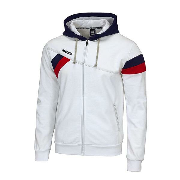 Funk sweater met rits wit maat S